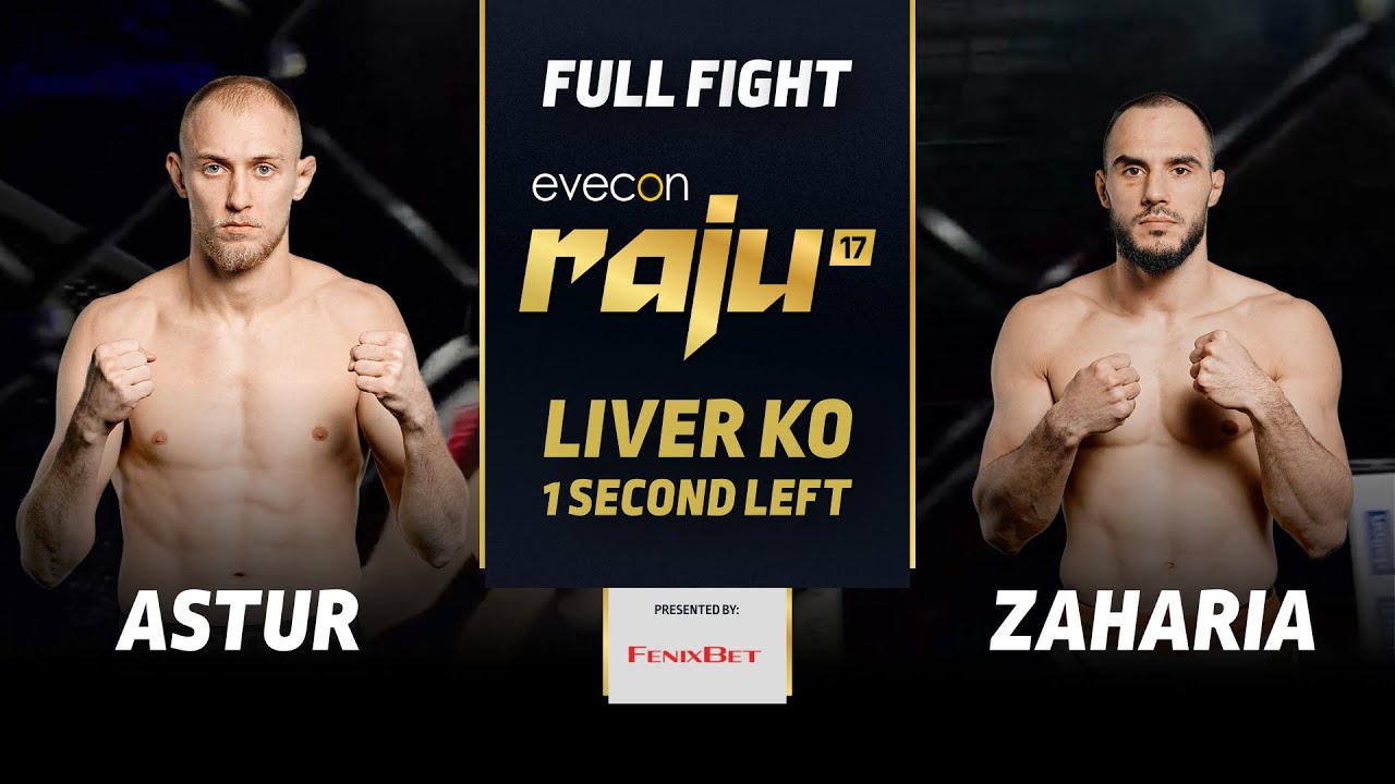 Maikel Astur vs Damian Zaharia | FULL FIGHT | Brutal Liver KO at Evecon RAJU 17