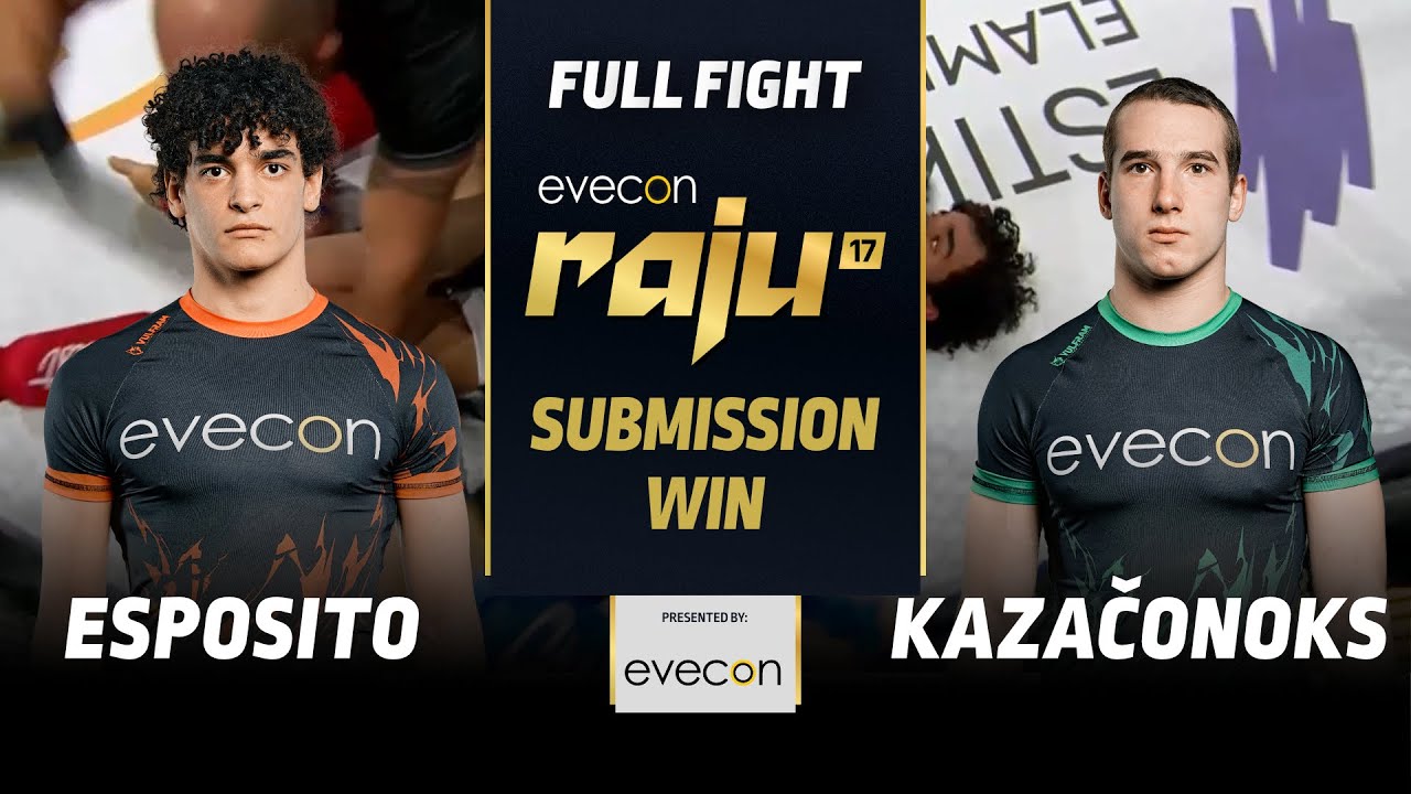 Marco Esposito vs Rolands Kazačonoks | FULL FIGHT | Evecon RAJU 17 | Submission Win (Armbar)