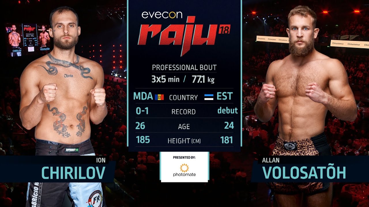 Allan Volosatõh vs. Ion Chirilov | FULL FIGHT | Evecon RAJU 18