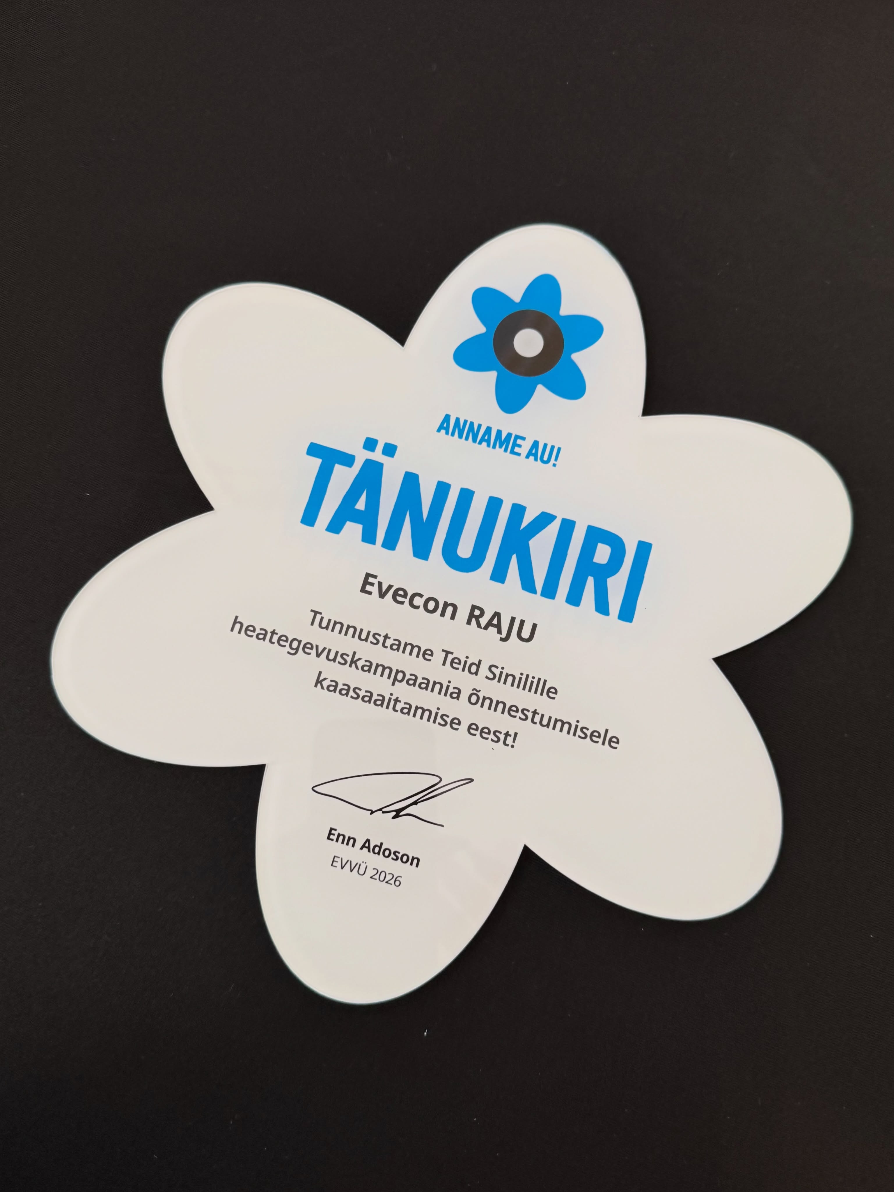 Tuhat tänu veteranidelt💪🏻

Aprillis panime õla alla Anname Au! kampaaniale, mille raames kogutakse annetusi, et toetada veterane ja nende lä