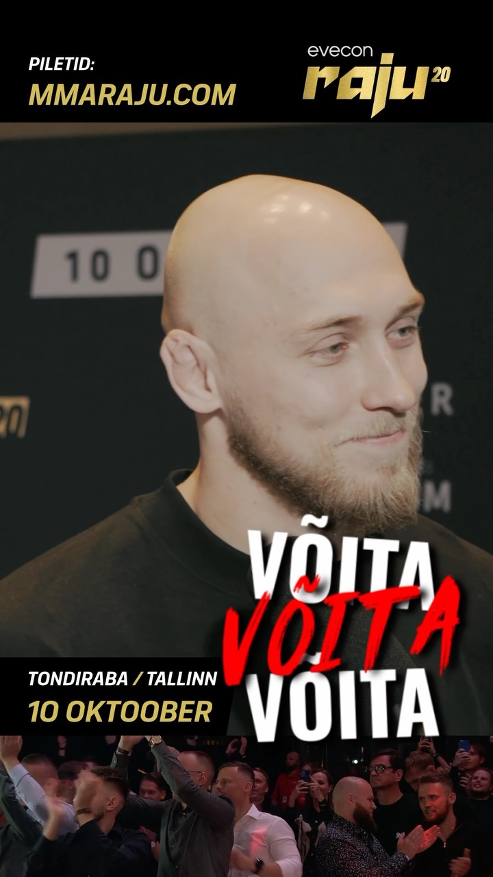 Kolm sammu unistuseni?

Võita. Võita. Võita. 👊

Maikel Astur teab, et RAJU pole talle seni lihtsaid vastaseid toonud. Ei too ka seekord.

Ke