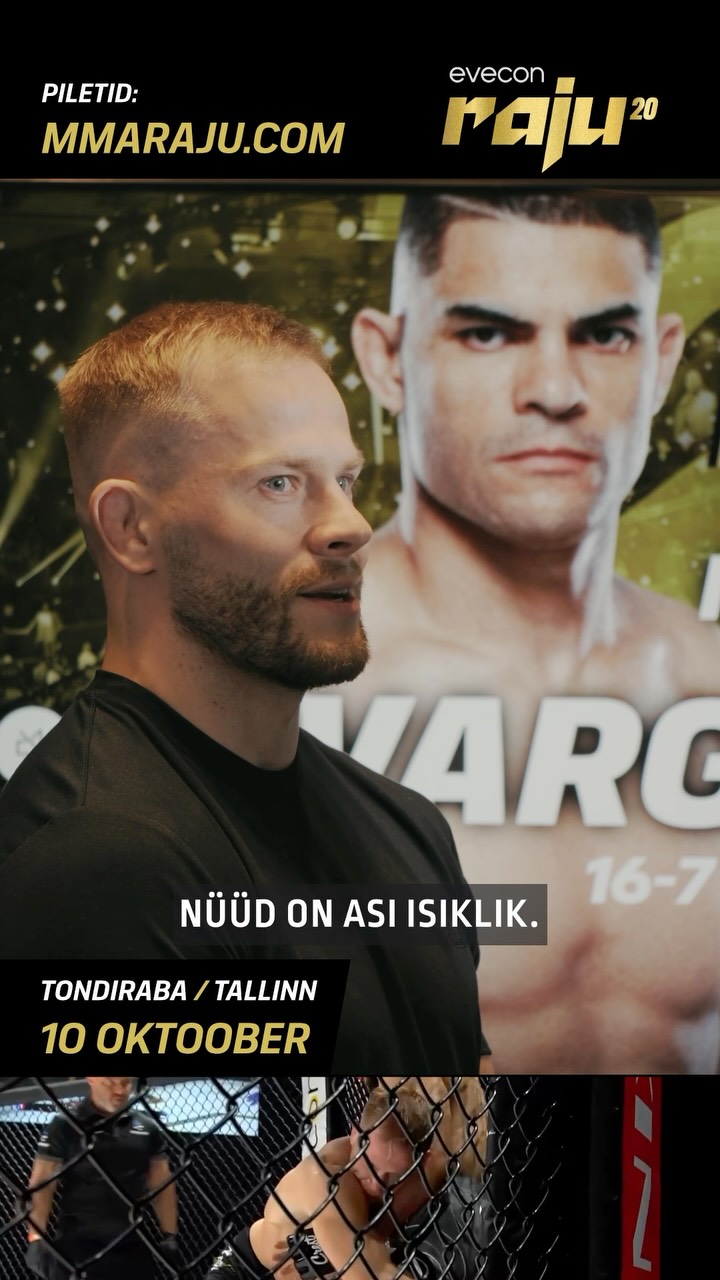 Nüüd on asi isiklik🔥

Evecon RAJU 20 | Tondiraba Jäähall | 10. oktoober 2026
Piletid müügil 👉🏻 mmaraju.com